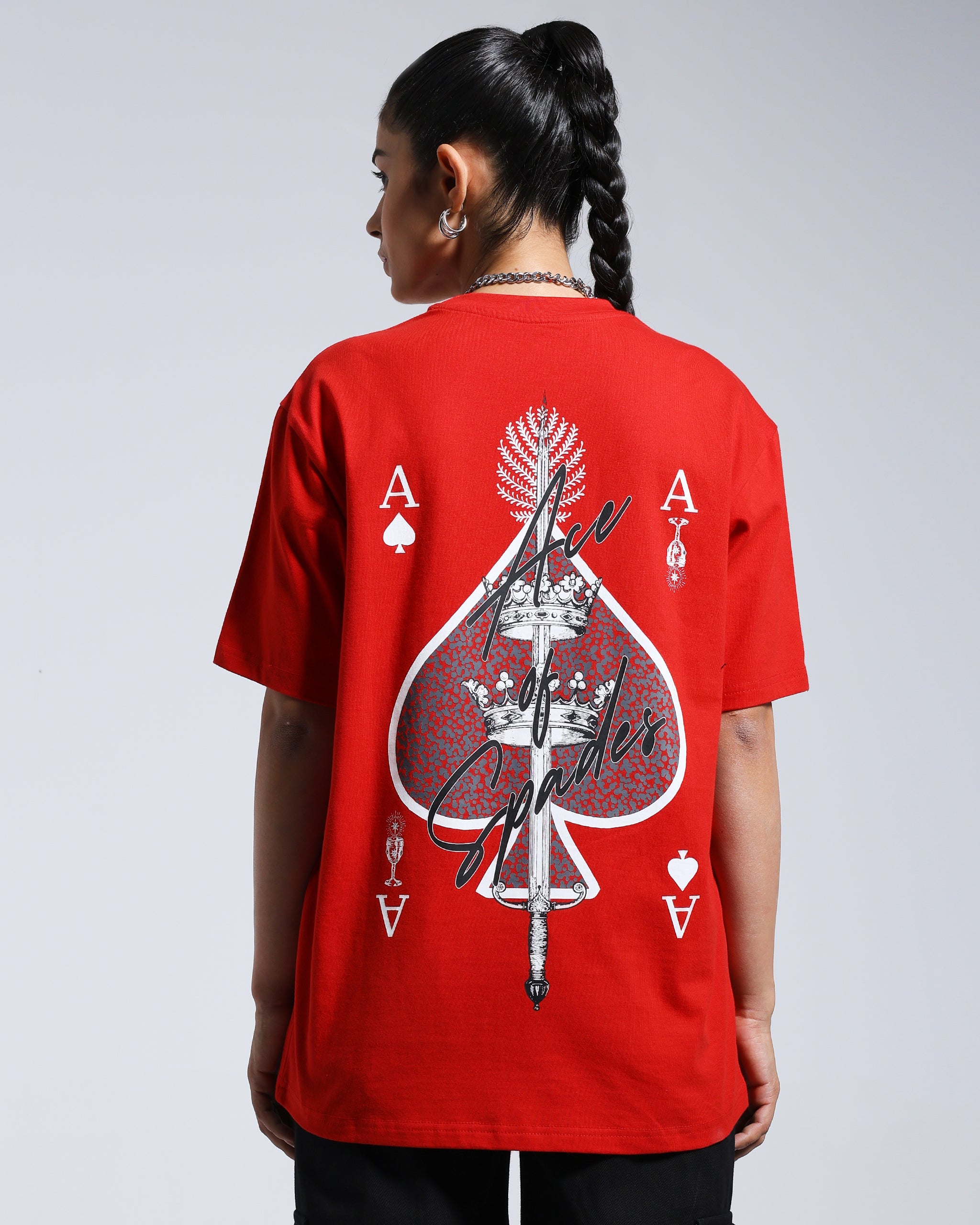 ACE OF SPADES T-SHIRT - RED