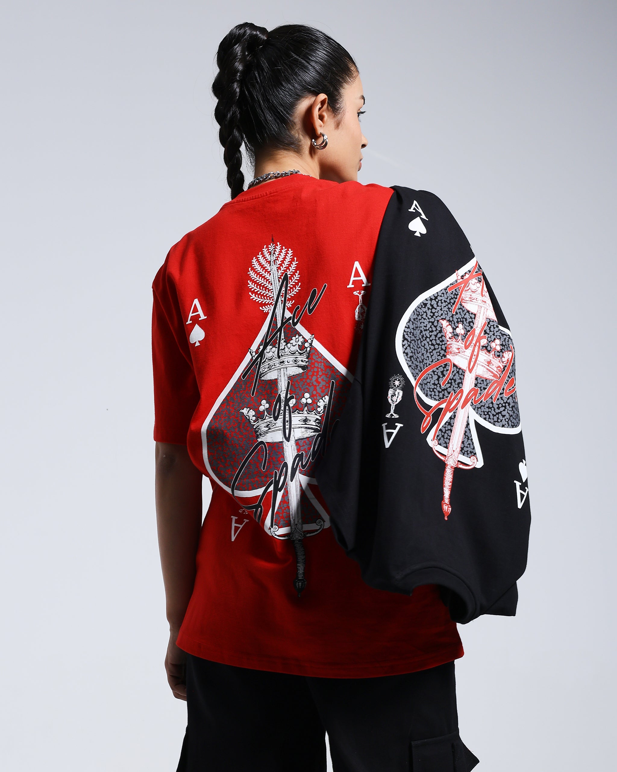 ACE OF SPADES T-SHIRT - BLACK
