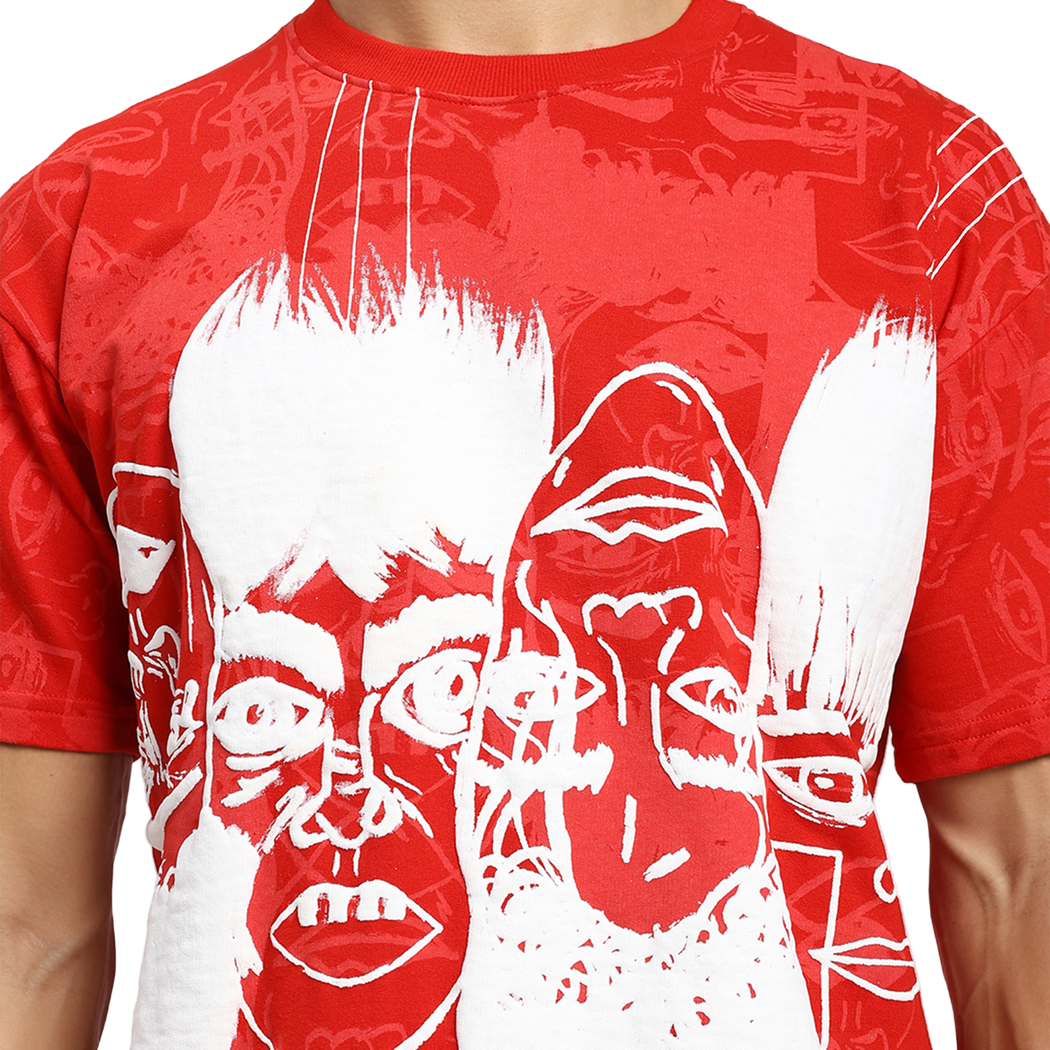 STATIC JUNGLE TEE RED