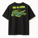 Alligator black puff t-shirt