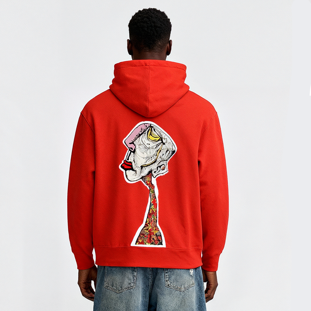 ENIGMA GAZE HOODIE (RED)