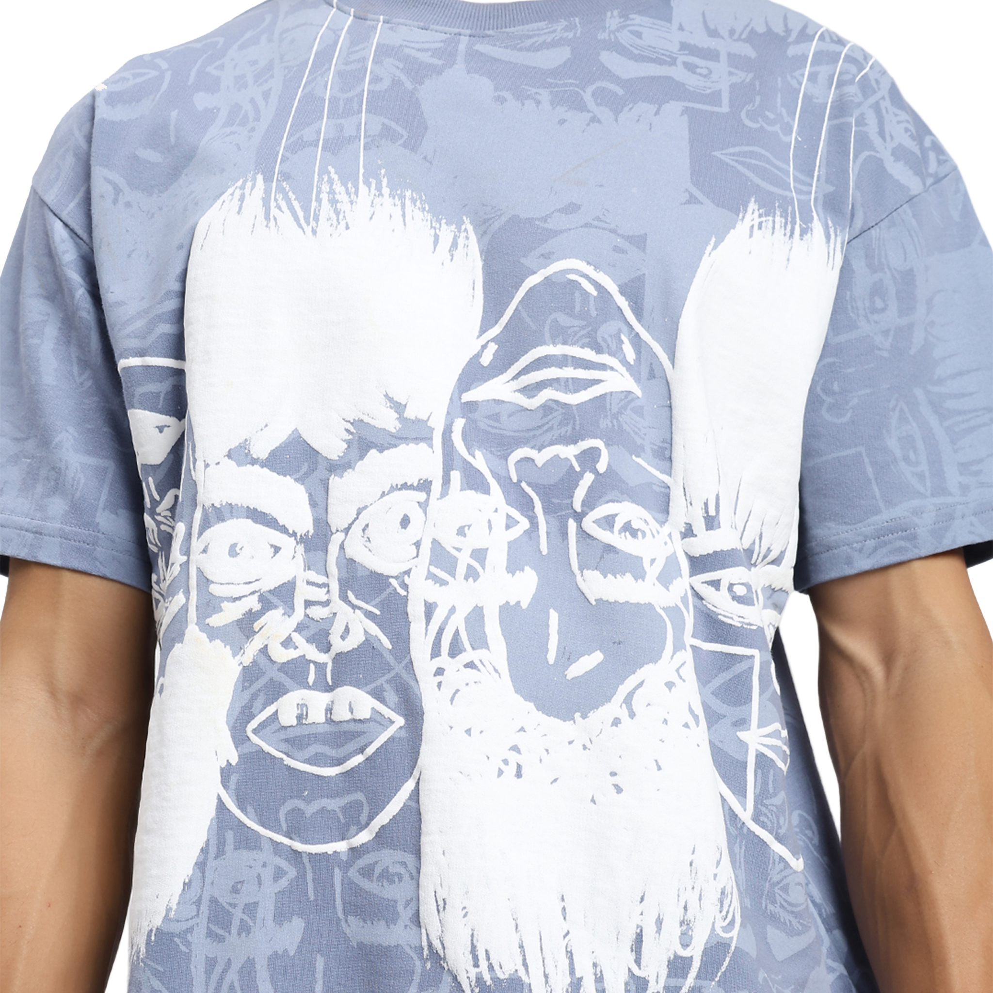 STATIC JUNGLE TEE BLUE