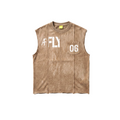 AF FLY Distressed Vest Beige