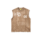AF FLY Distressed Vest Beige