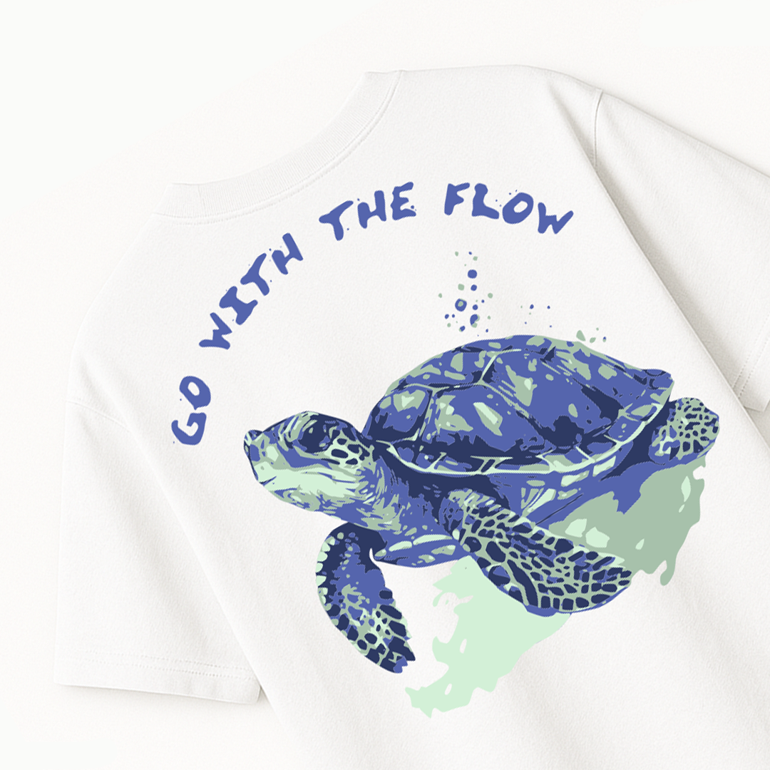 Go with the flow puff t-shirt