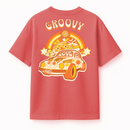Groovy peach puff t-shirt