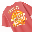 Groovy peach puff t-shirt