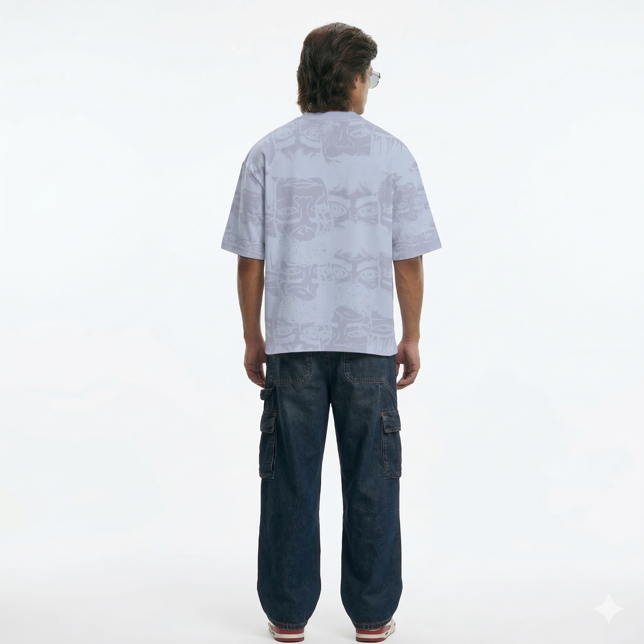 Static Jungle Blue Tee