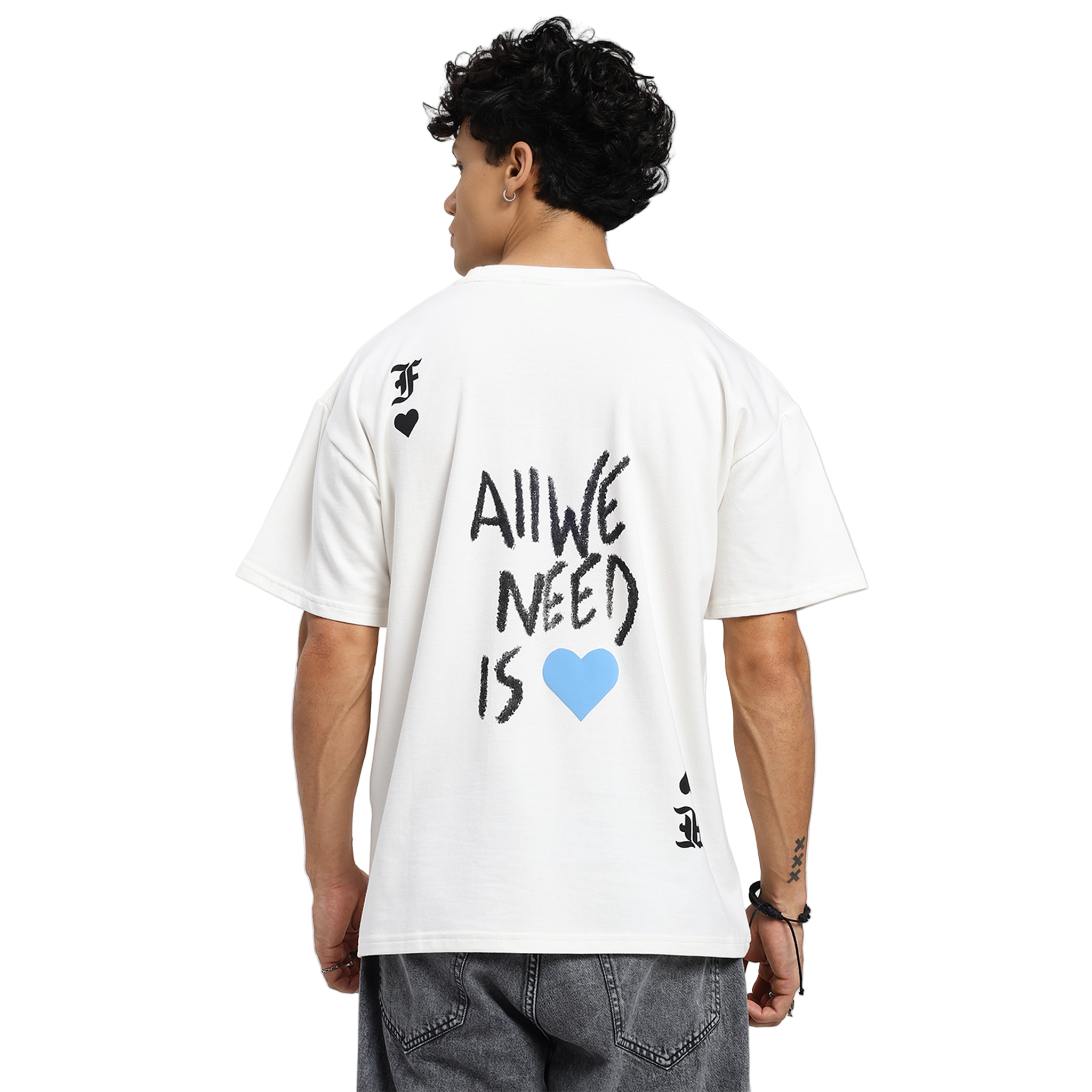 REBEL HEART CARD TEE