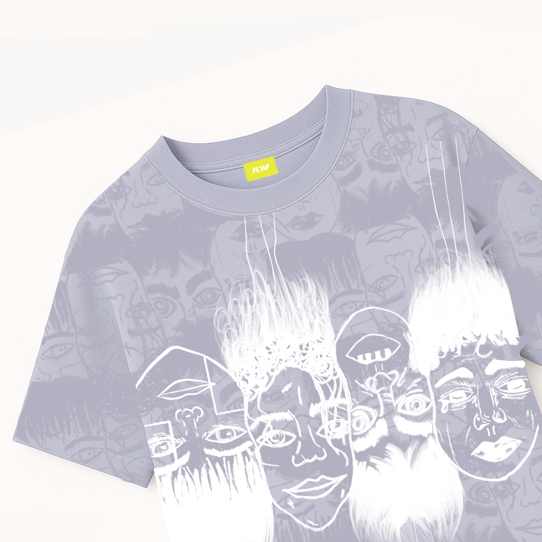 STATIC JUNGLE TEE BLUE