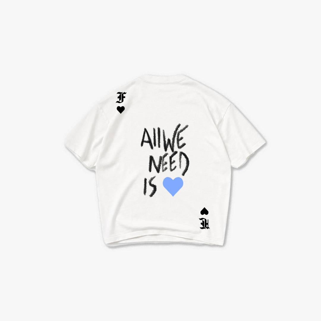 REBEL HEART CARD TEE