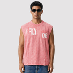 AF FLY Distressed Vest Peach