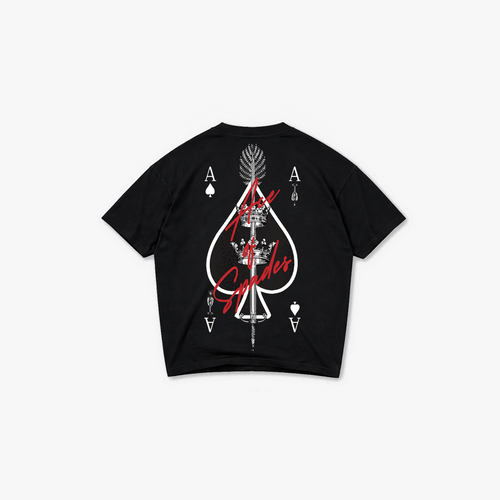 ACE OF SPADES T-SHIRT - BLACK