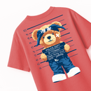 Bad influence peach puff t-shirt