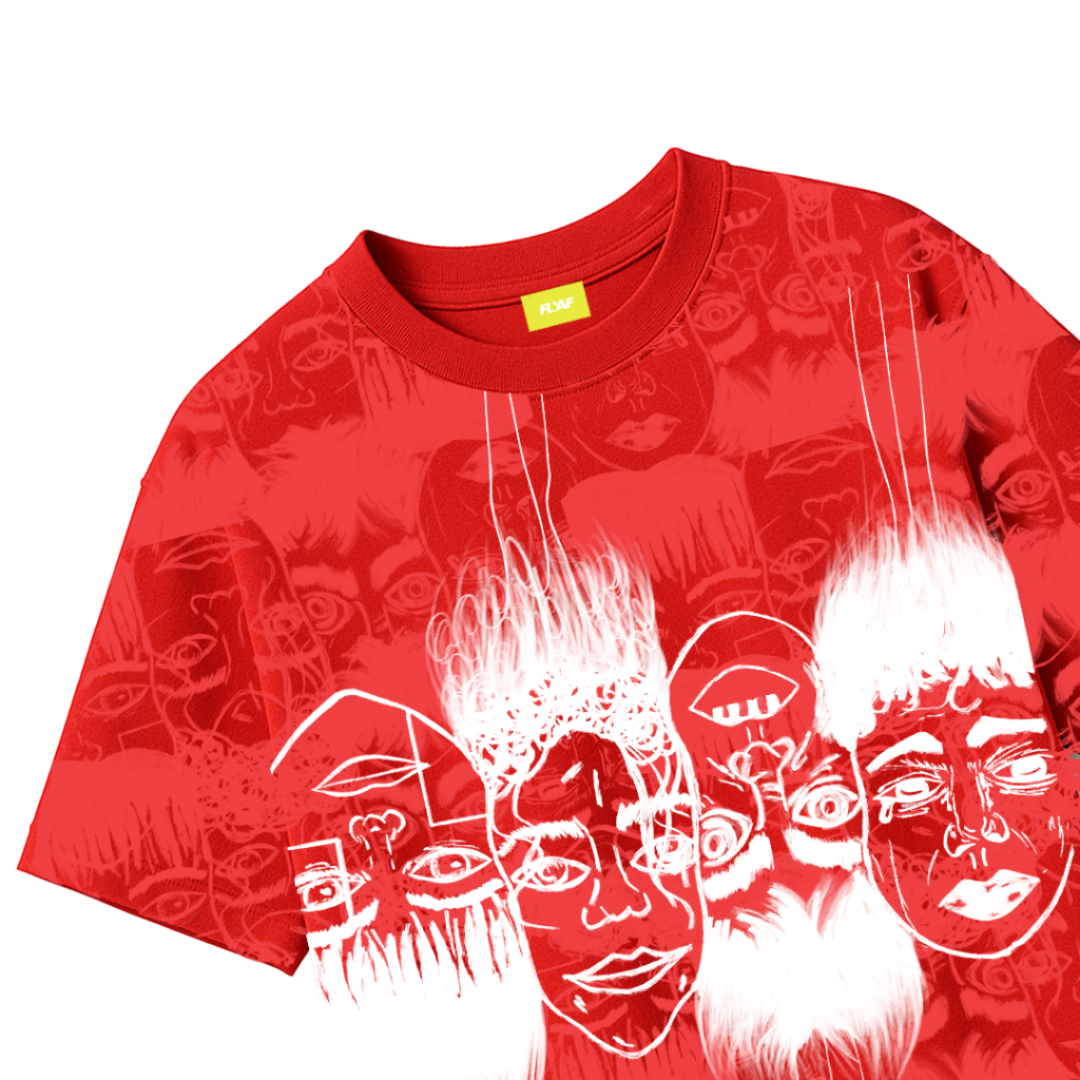 STATIC JUNGLE TEE RED