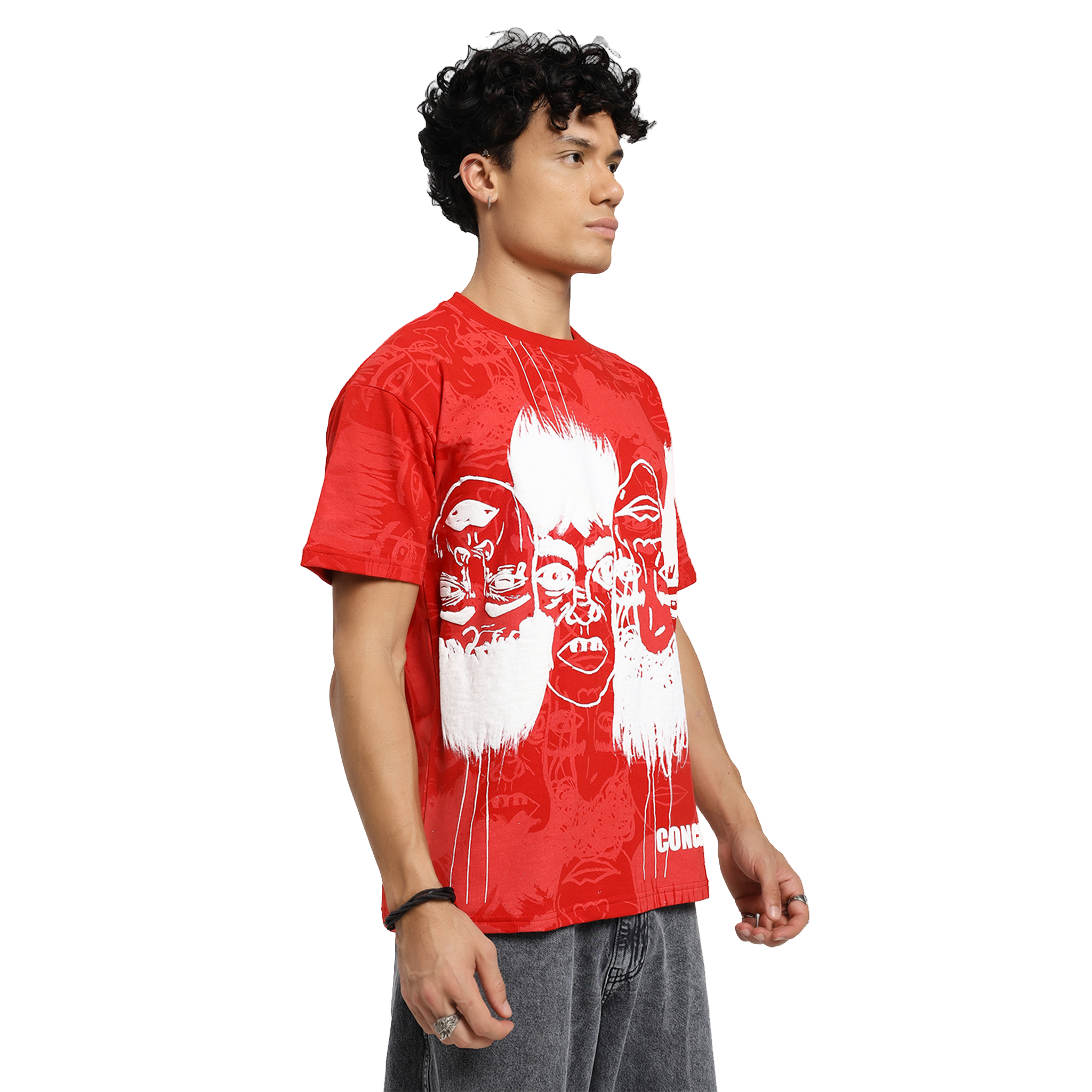 STATIC JUNGLE TEE RED