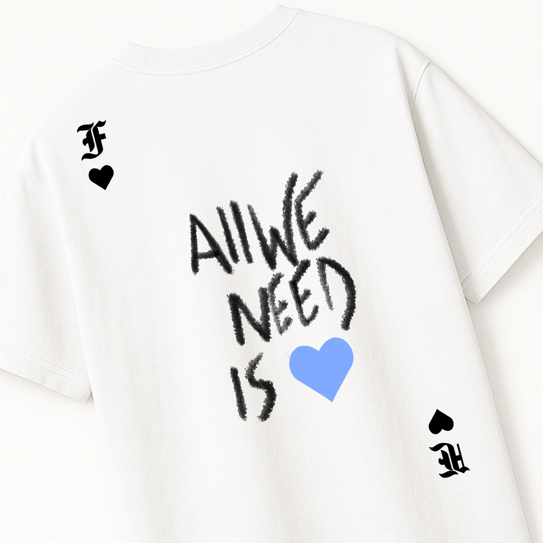 REBEL HEART CARD TEE