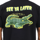 Alligator black puff t-shirt