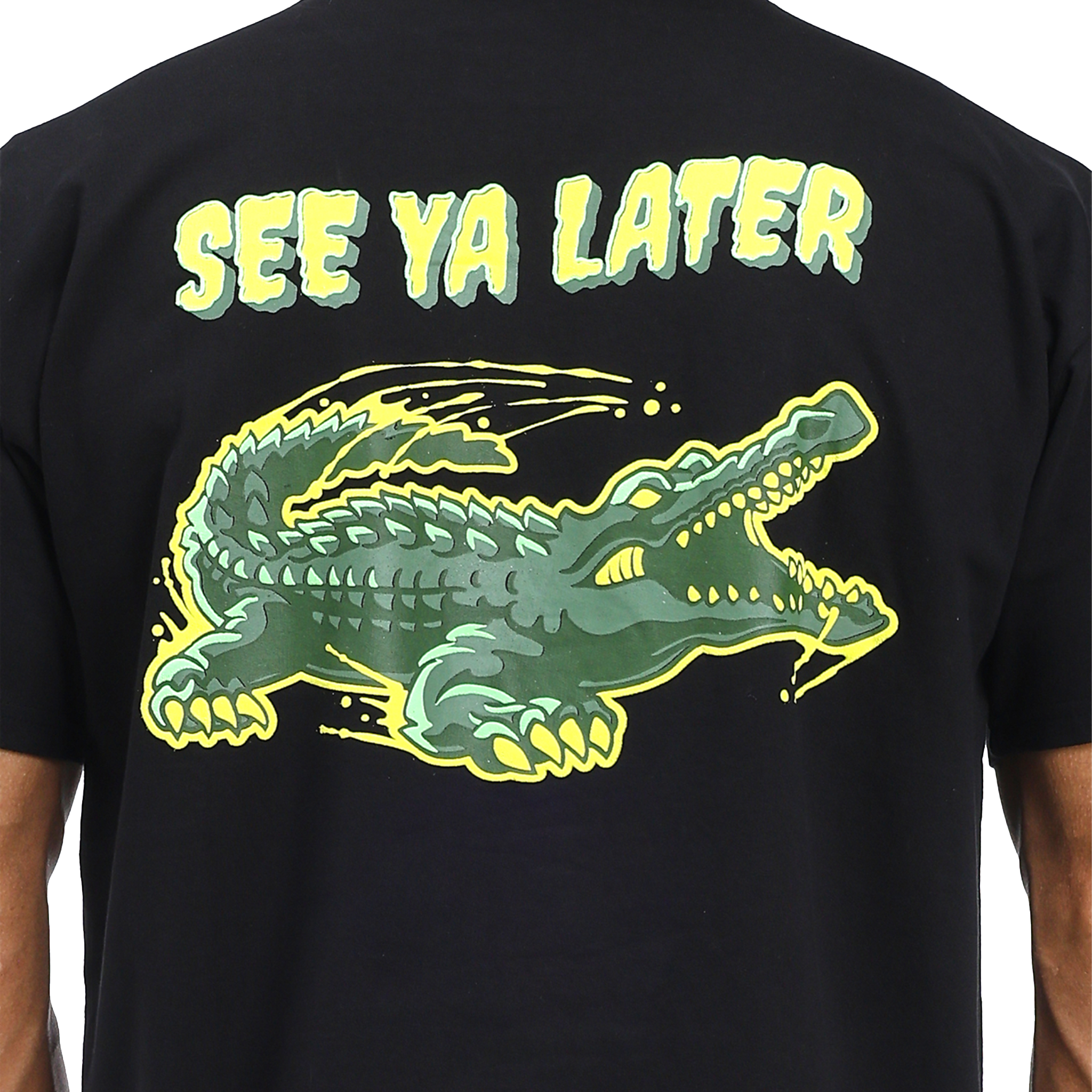 Alligator black puff t-shirt