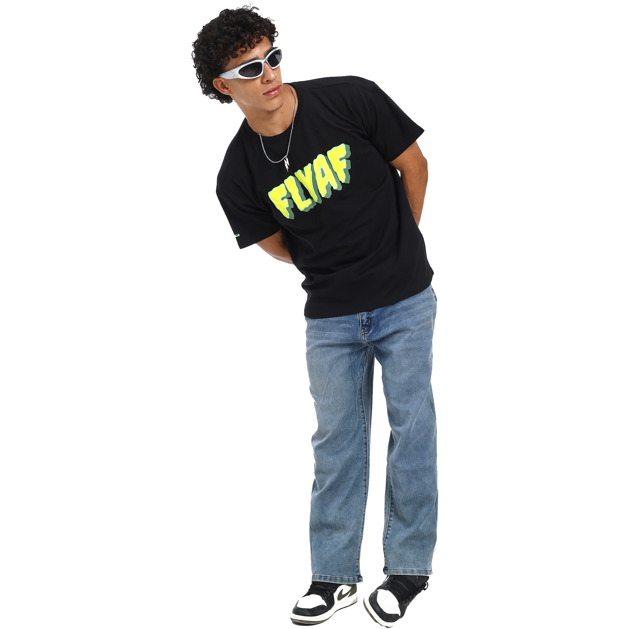 Alligator black puff t-shirt