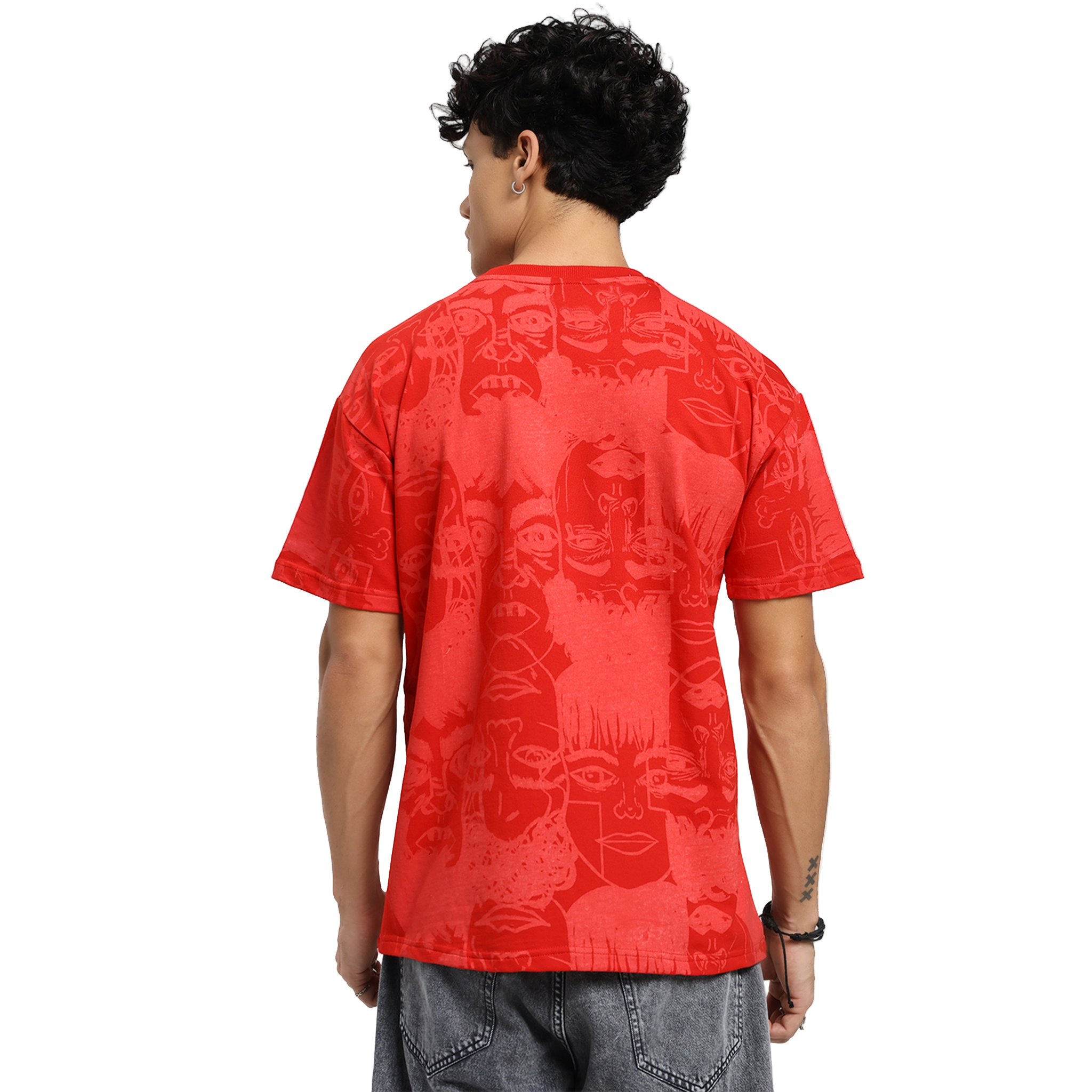 STATIC JUNGLE TEE RED