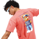 Bad influence peach puff t-shirt