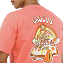 Groovy peach puff t-shirt