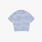 Static Jungle Blue Tee