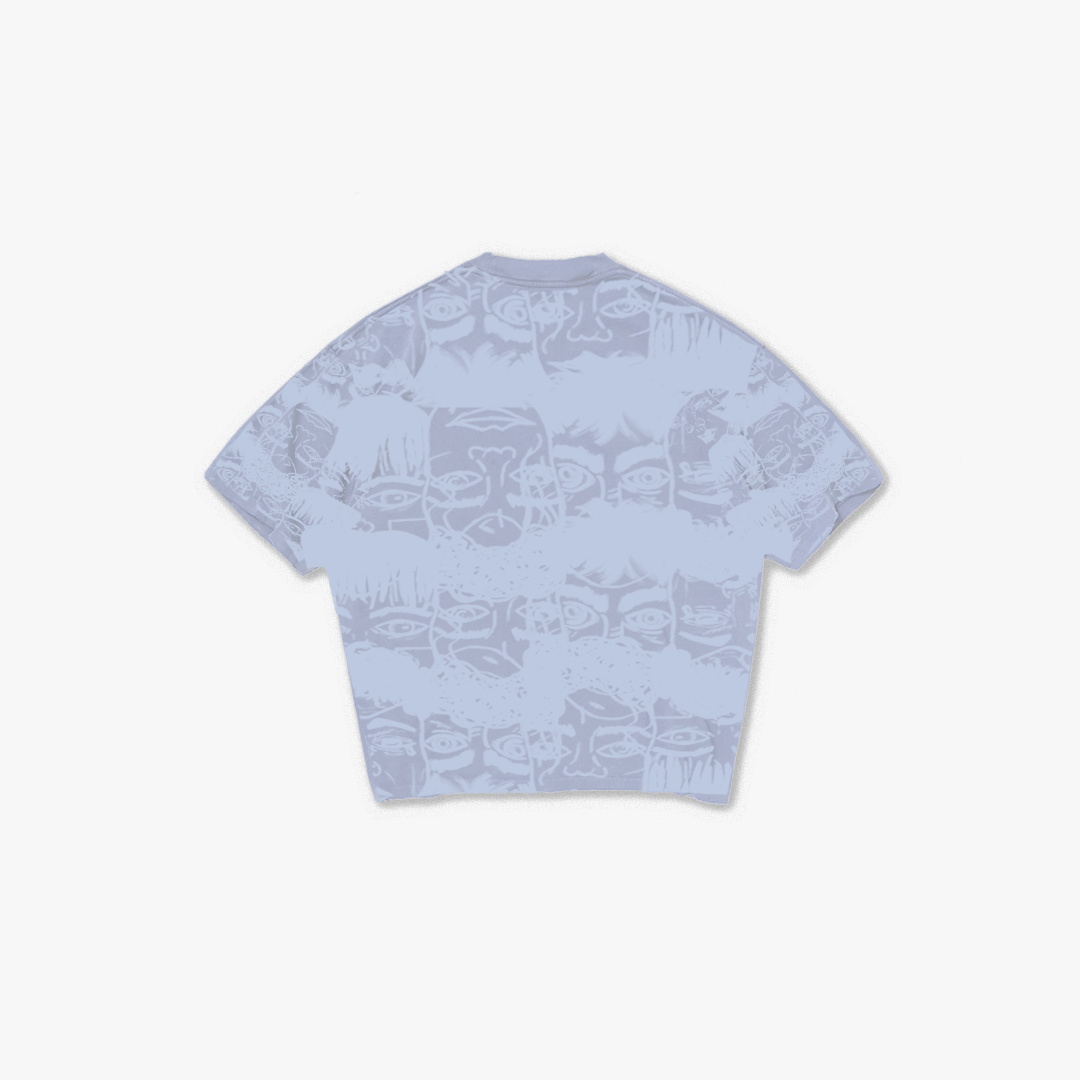 Static Jungle Blue Tee