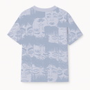 STATIC JUNGLE TEE BLUE