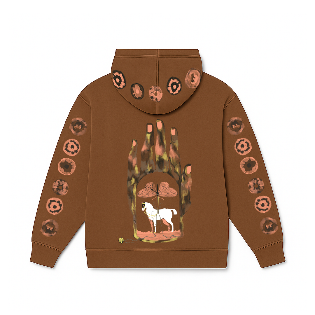 MYSTIC GRASP HOODIE (BROWN)