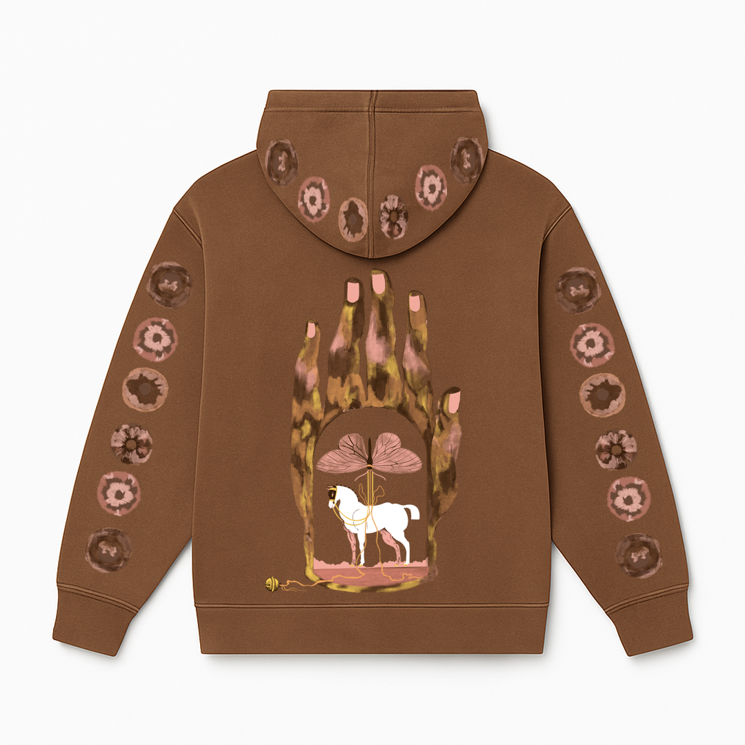 MYSTIC GRASP HOODIE (BROWN)