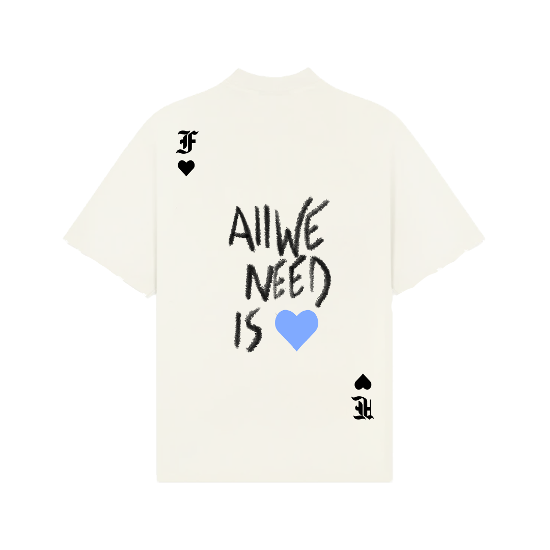 REBEL HEART CARD TEE