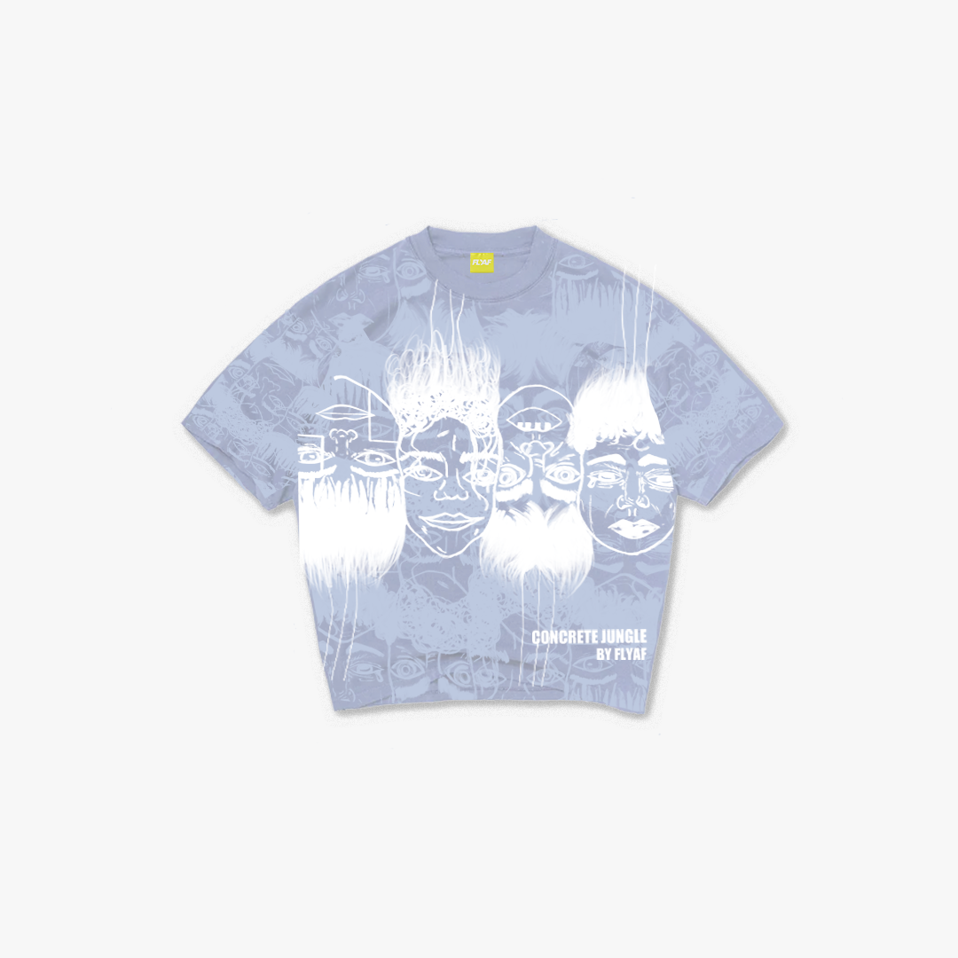 Static Jungle Blue Tee