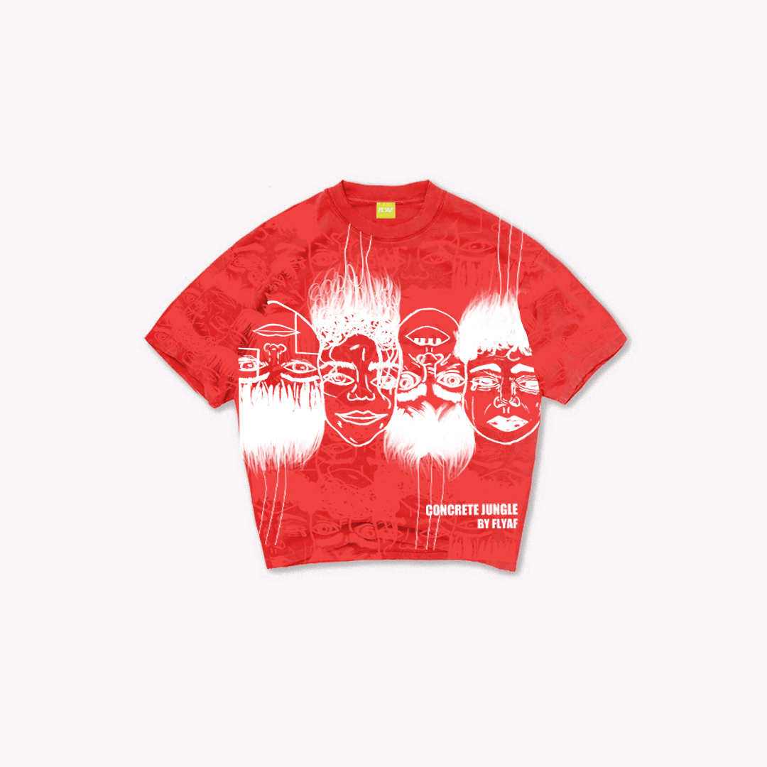 STATIC JUNGLE TEE RED