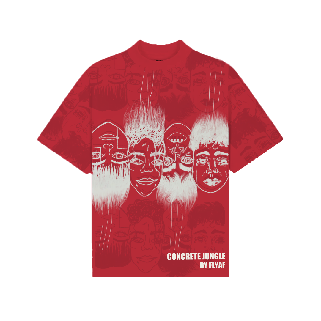 STATIC JUNGLE TEE RED