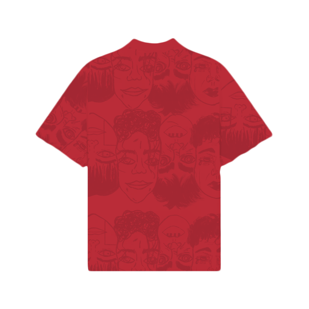 STATIC JUNGLE TEE RED