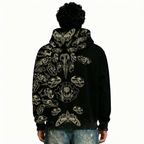 Fractured Pulse Zipper Hoodie