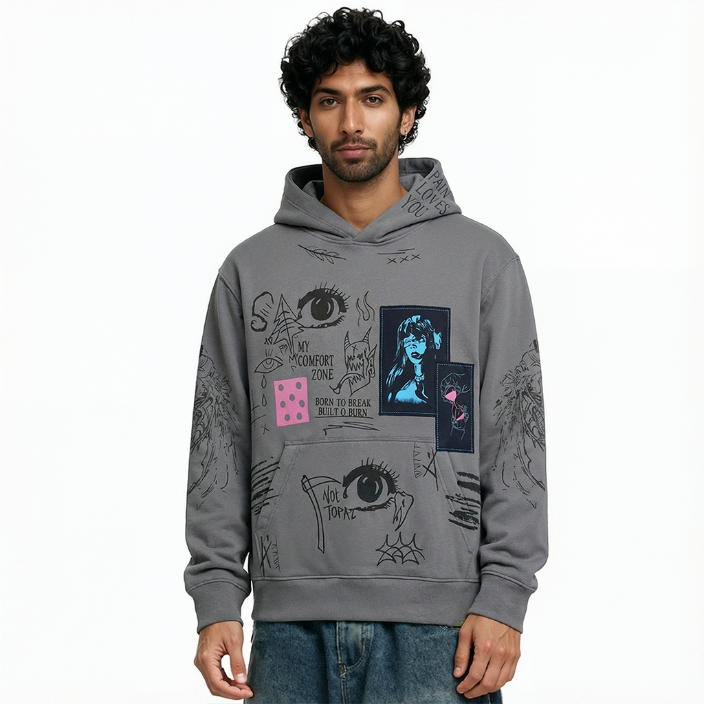 Cryptic Canvas Hoodie