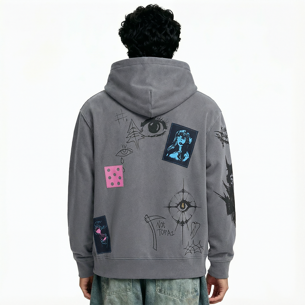 Cryptic Canvas Hoodie