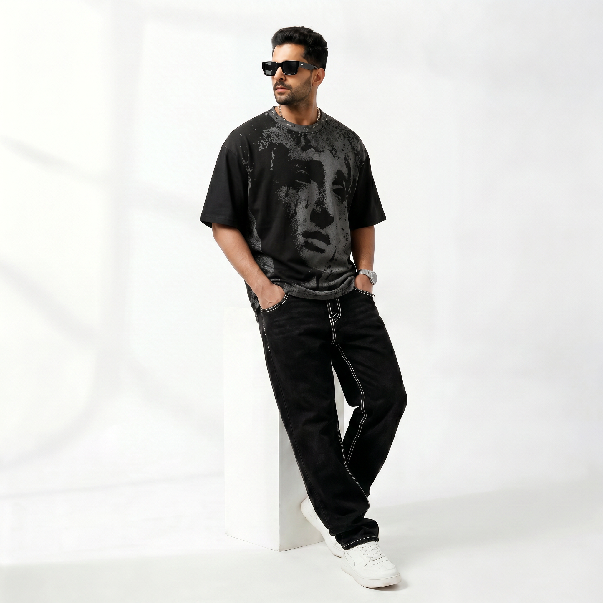 Charcoal Wing Tee