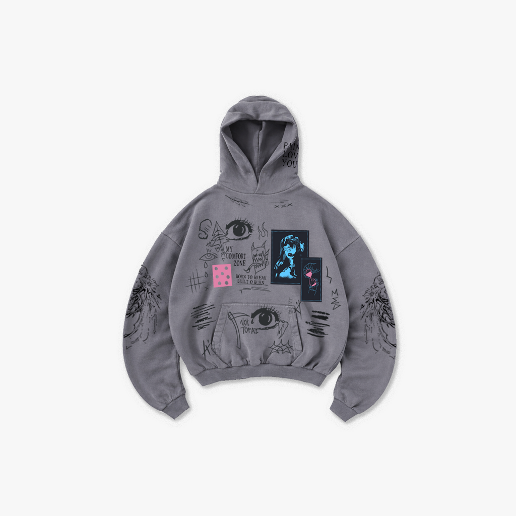 Cryptic Canvas Hoodie