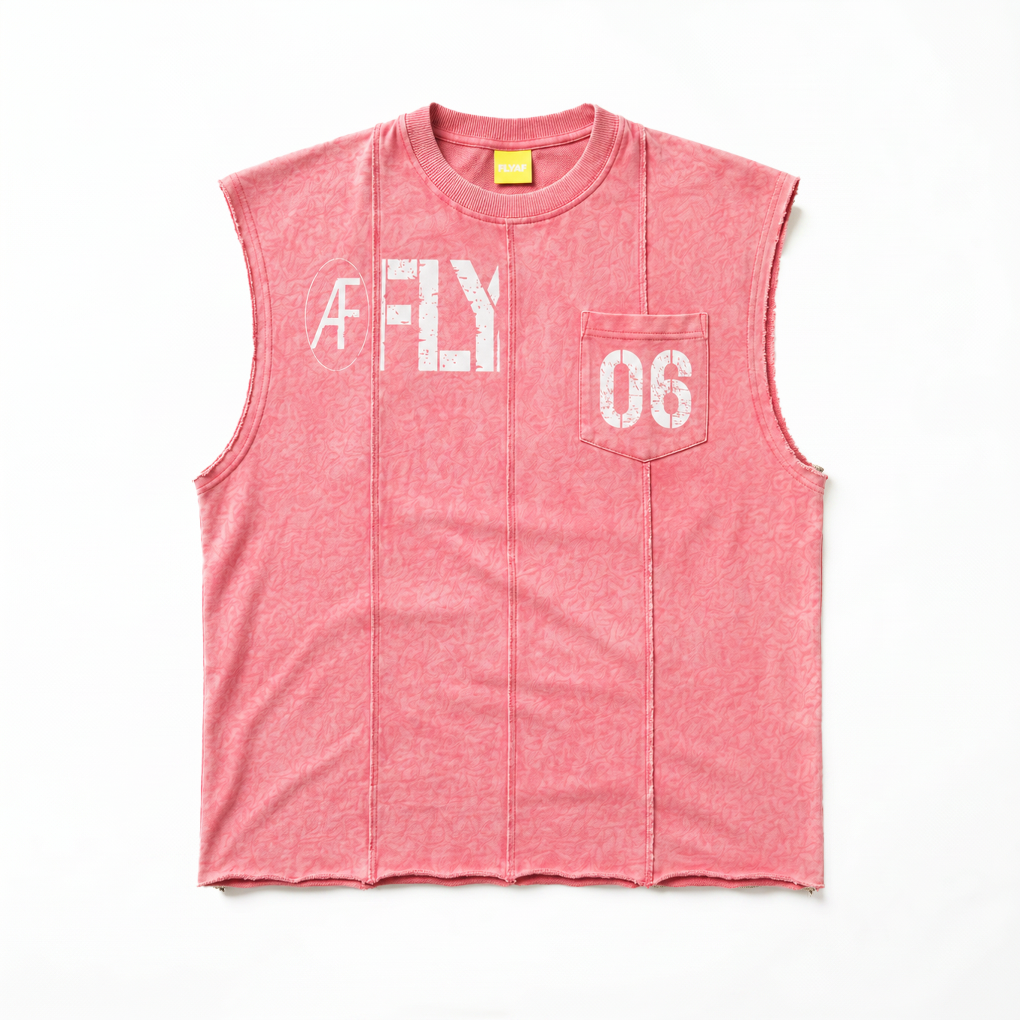 AF FLY Distressed Vest Peach
