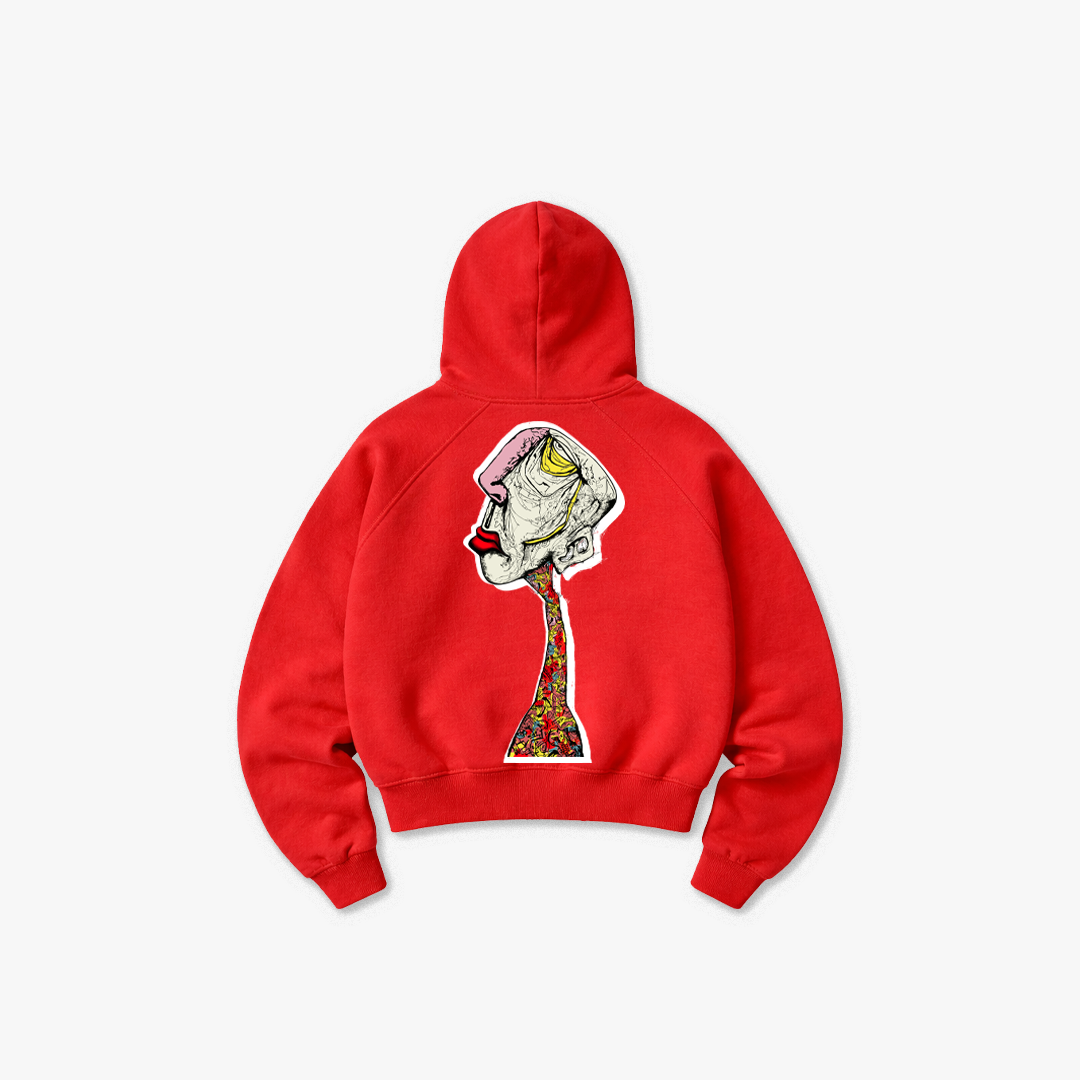 ENIGMA GAZE HOODIE (RED)