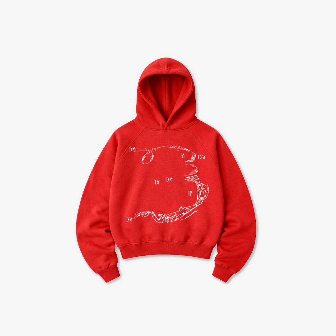 ENIGMA GAZE HOODIE (RED)