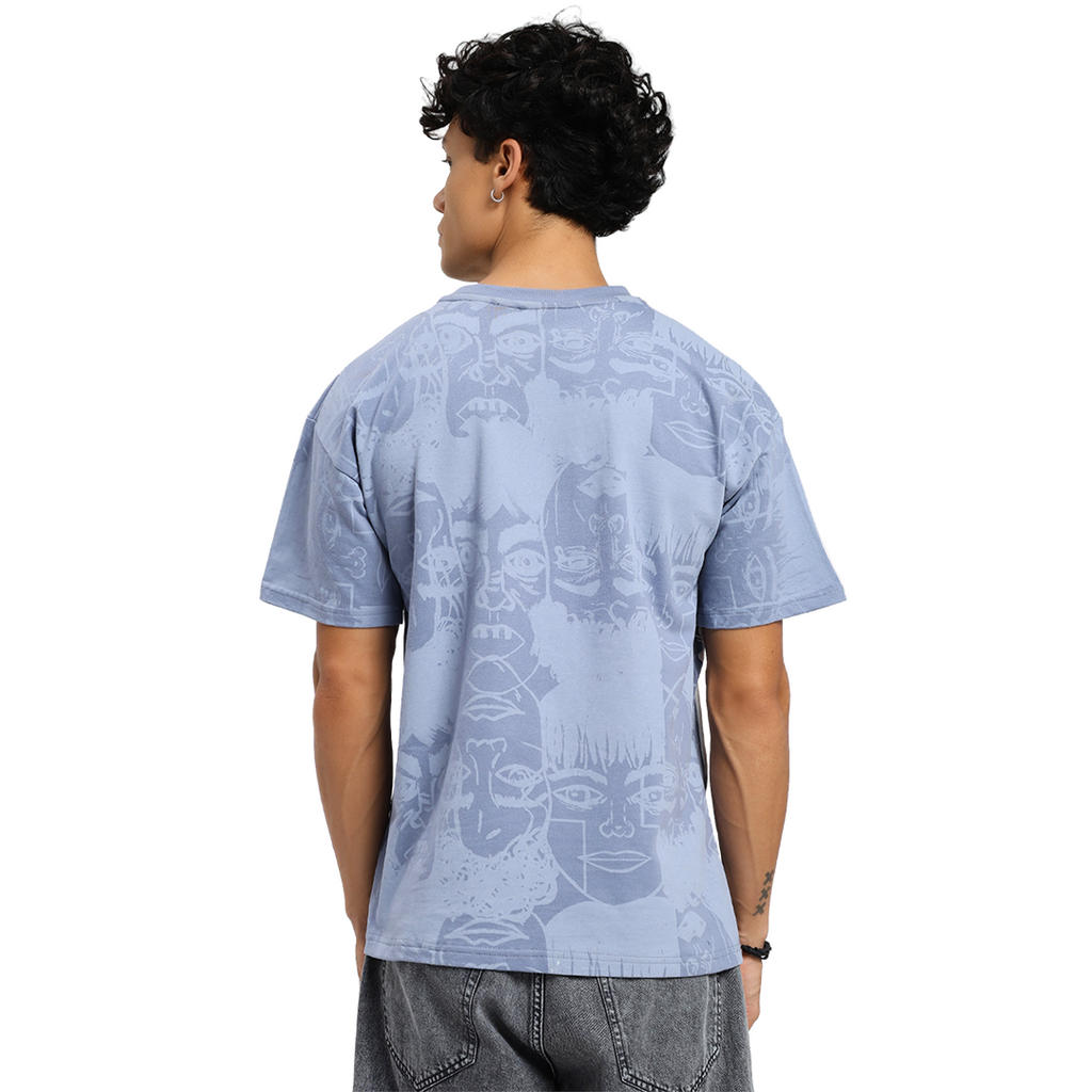 Static Jungle Blue Tee